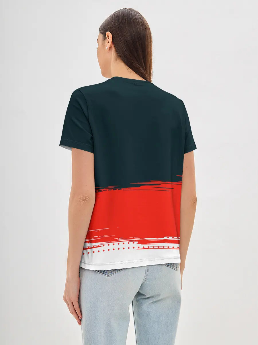 Женская базовая футболка / MITSUBISHI | МИТСУБИШИ