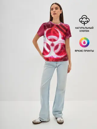 Женская базовая футболка / Plague Inc LB