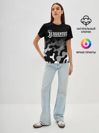 Женская базовая футболка / JUVENTUS / ЮВЕНТУС