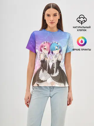 Женская базовая футболка / Рем и Рам