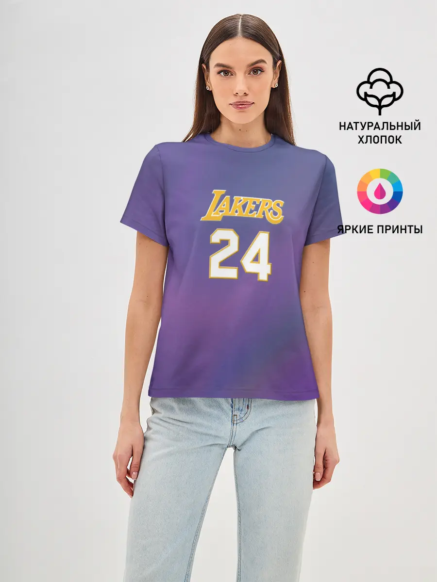 Женская базовая футболка / Los Angeles Lakers / Kobe Brya