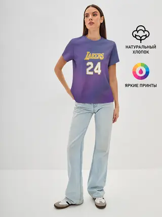 Женская базовая футболка / Los Angeles Lakers / Kobe Brya