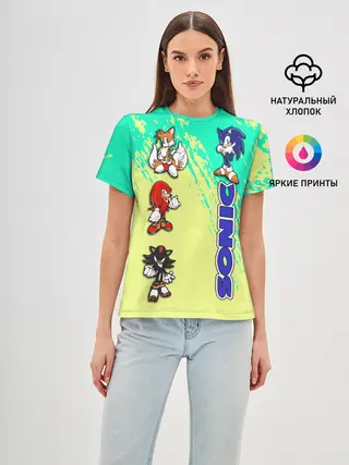 Женская базовая футболка / sonik