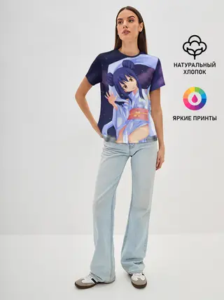 Женская базовая футболка / Fairy Tail Wendy