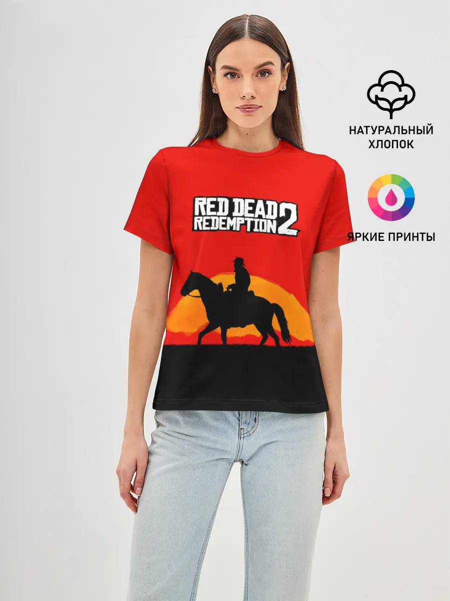 Женская базовая футболка / Red Dead Redemption 2