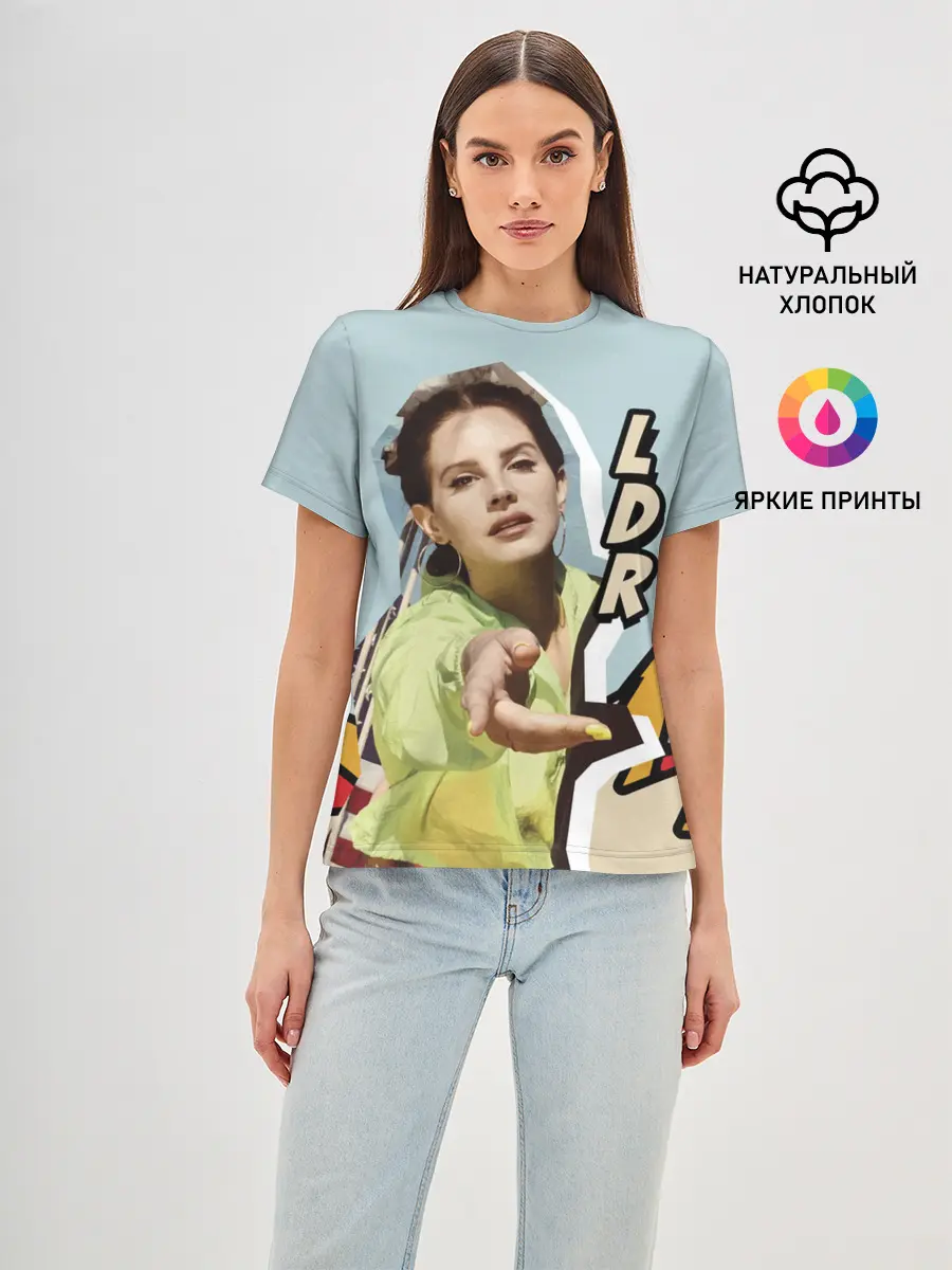 Женская базовая футболка / LANA DEL RAY - NFR!