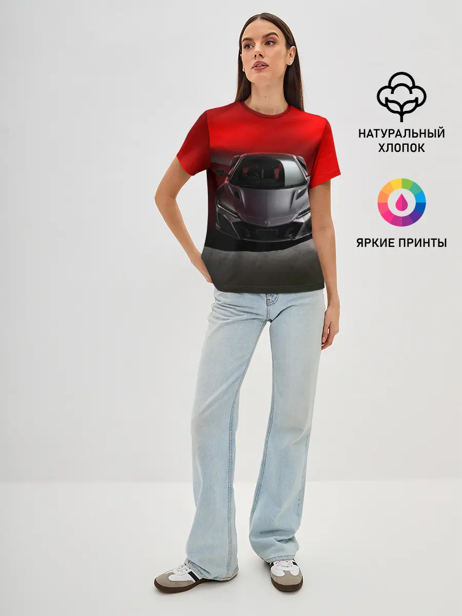 Женская базовая футболка / HONDA NSX