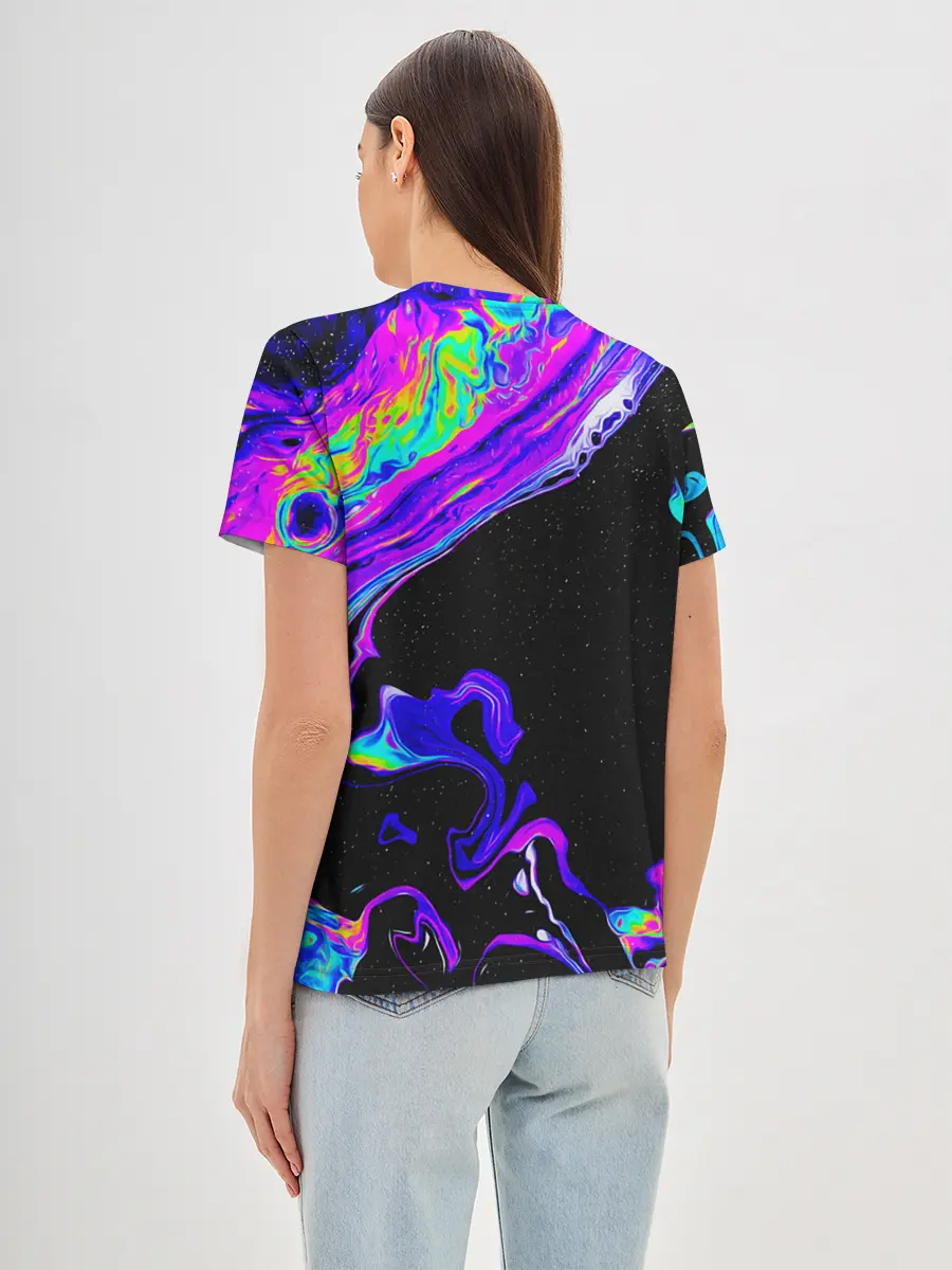 Женская базовая футболка / DIGITAL ABSTRACT