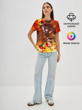 Женская базовая футболка / Сян Лин | Genshin Impact