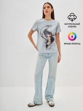 Женская базовая футболка / Паразит Рэйко