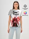 Женская базовая футболка / devil may cry
