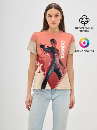 Женская базовая футболка / Control | Jesse Фейден