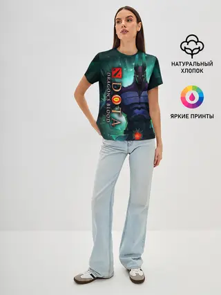 Женская базовая футболка / DOTA: Кровь дракона