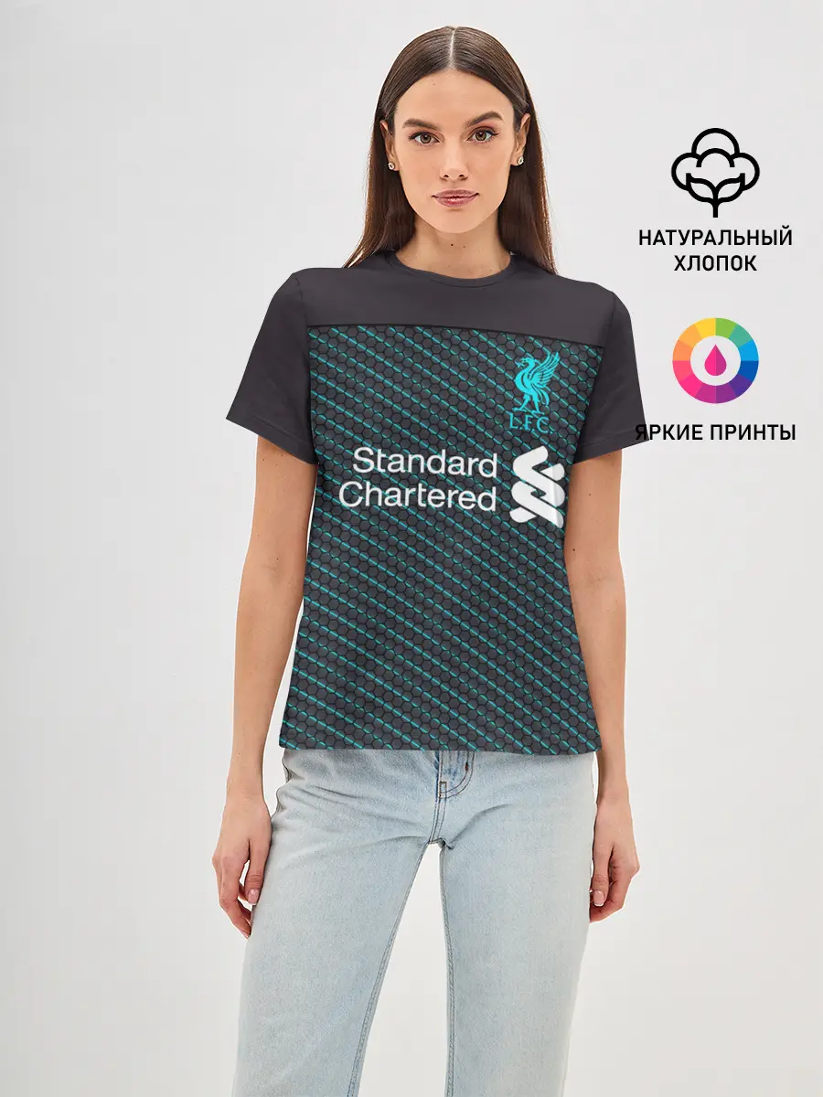 Женская базовая футболка / Liverpool 19-20 home - форма.