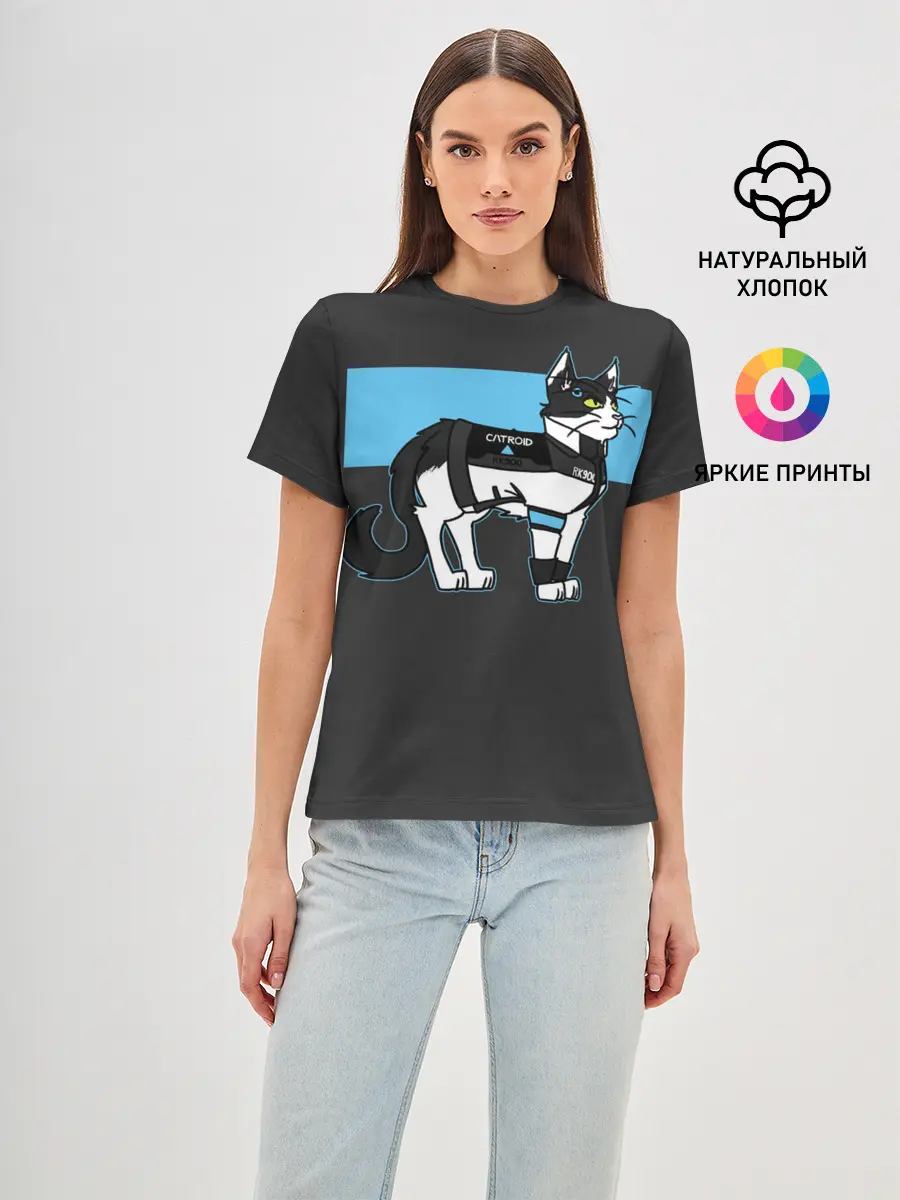 Женская базовая футболка / CATROID RK900