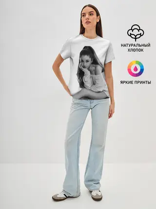 Женская базовая футболка / Ariana Grande