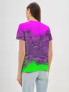 Женская базовая футболка / 3D Neon Monkey