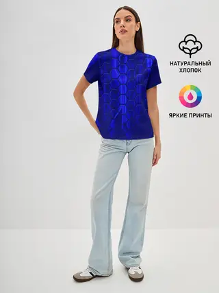 Женская базовая футболка / СТАЛЬНЫЕ СОТЫ