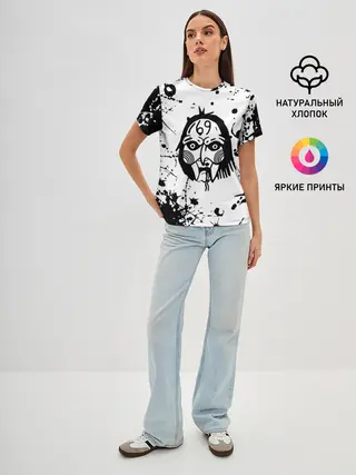 Женская базовая футболка / 6IX9INE TEKASHI 69