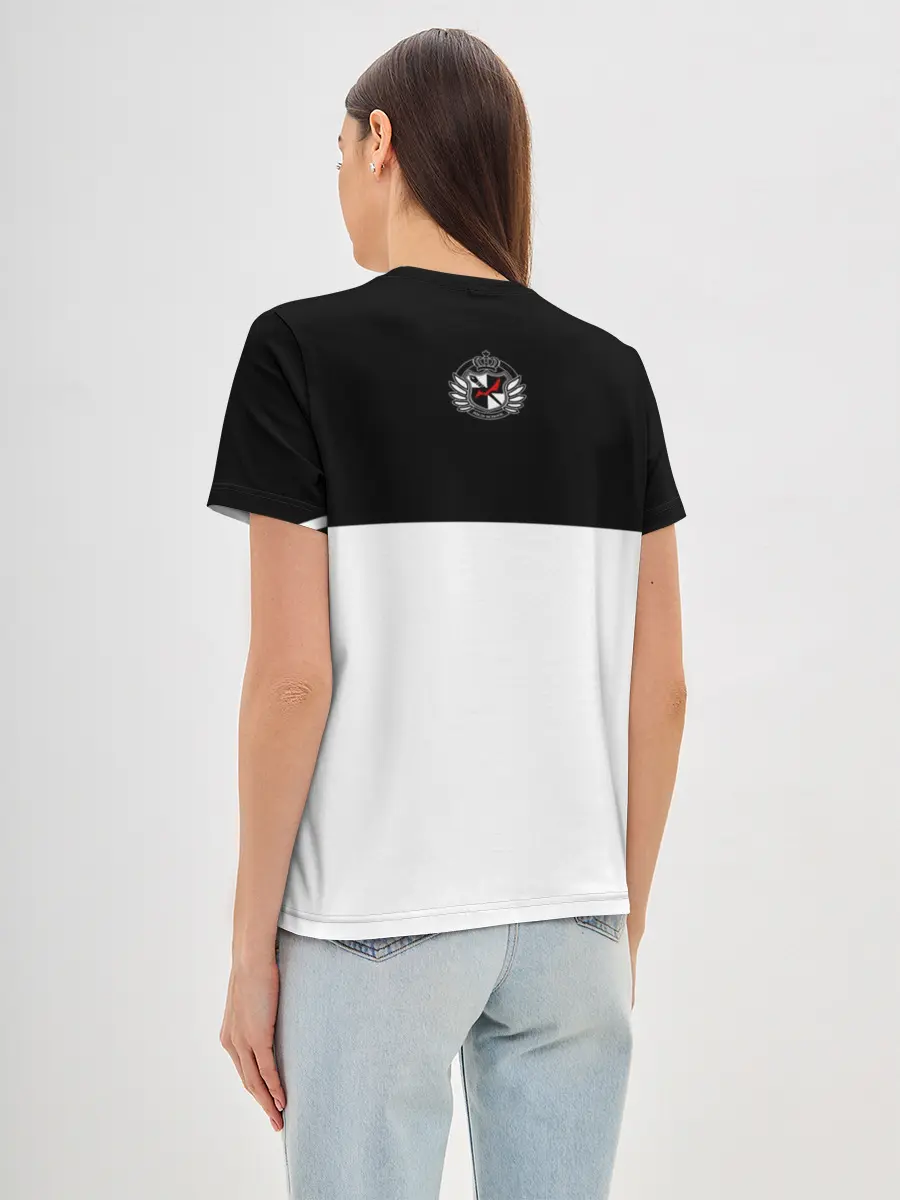 Женская базовая футболка / MONOKUMA SCHOOL ФОРМА