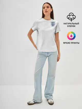 Женская базовая футболка / England home WC 2018