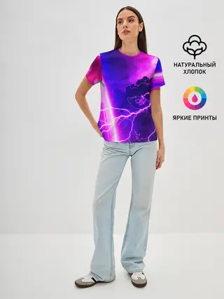 Женская базовая футболка / Гроза