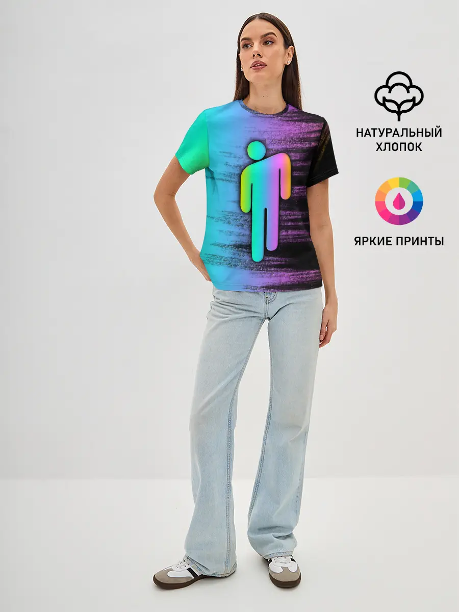 Женская базовая футболка / BILLIE EILISH