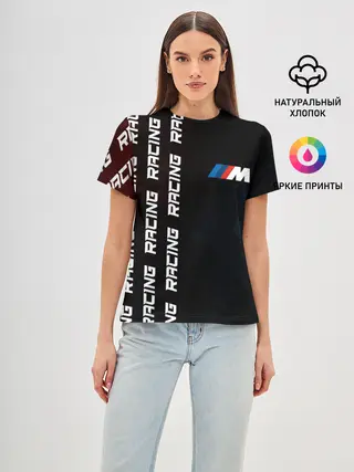 Женская базовая футболка / BMW - Racing