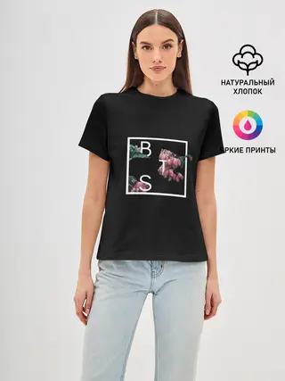 Женская базовая футболка / BTS