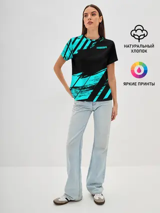 Женская базовая футболка / Minecraft