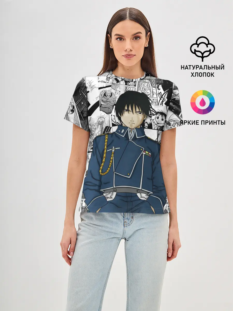 Женская базовая футболка / Полковник Мустанг