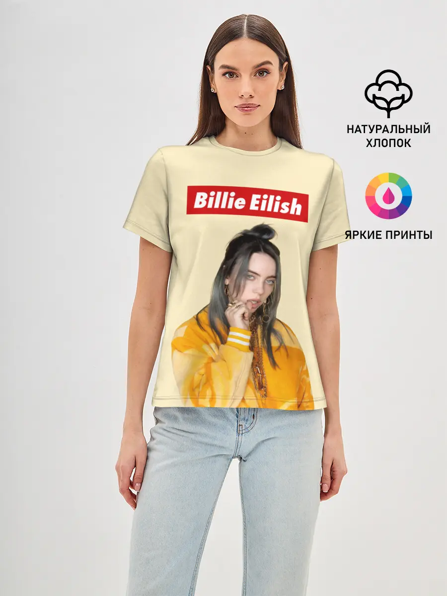 Женская базовая футболка / BILLIE EILISH.