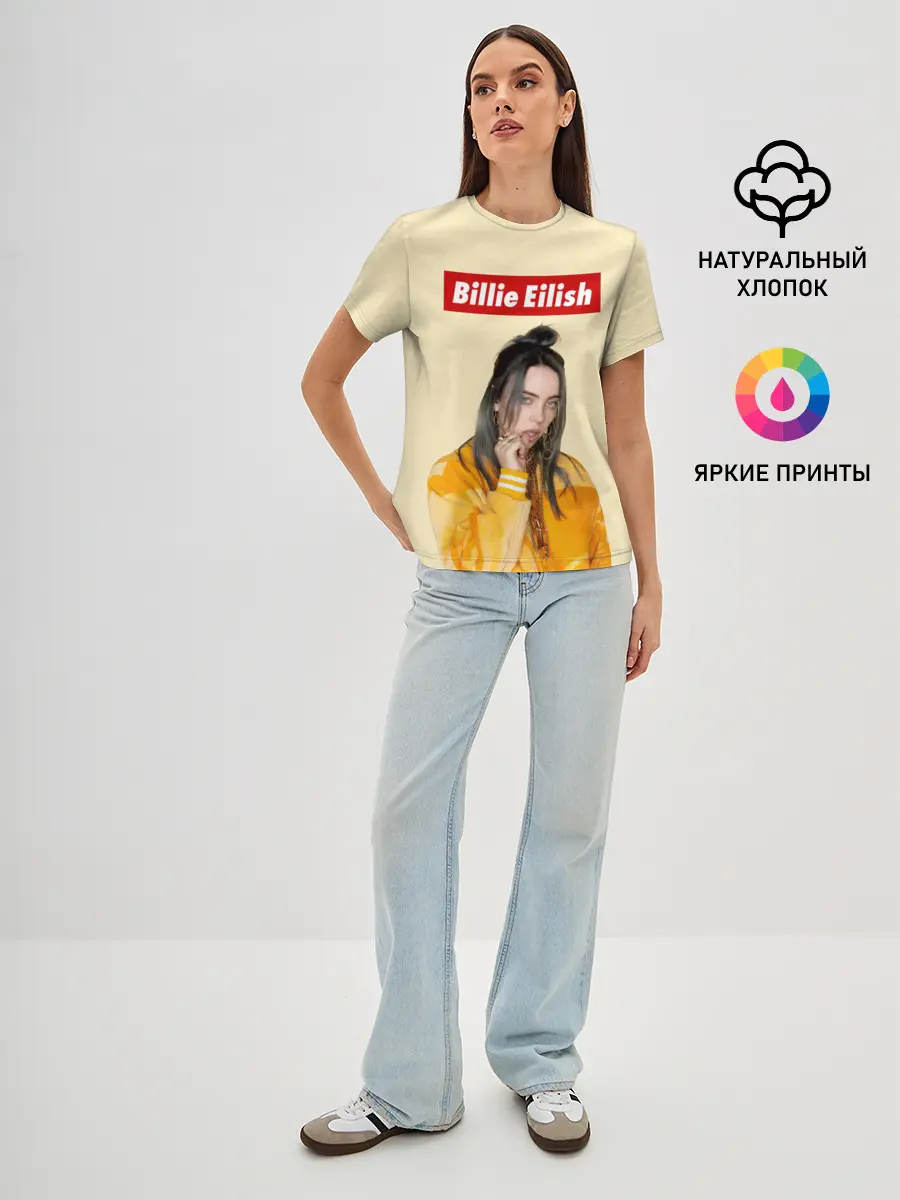 Женская базовая футболка / BILLIE EILISH.