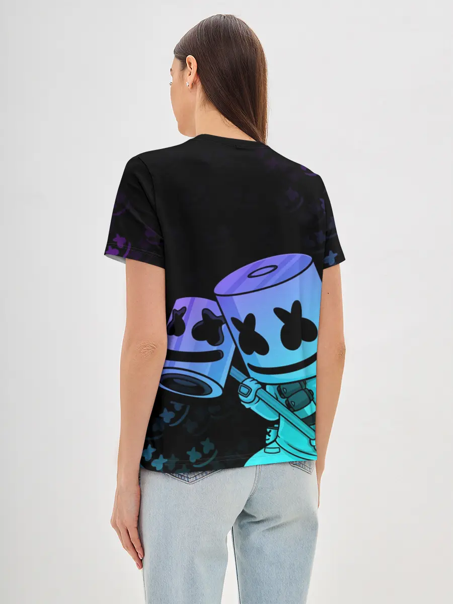 Женская базовая футболка / FORTNITE MARSHMELLO