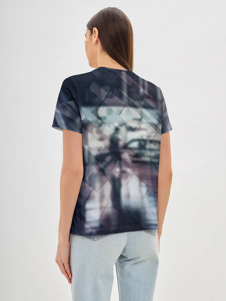 Женская базовая футболка / Anime Cyber