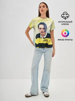 Женская базовая футболка / Кирилл Бледный. Пошлая Молли