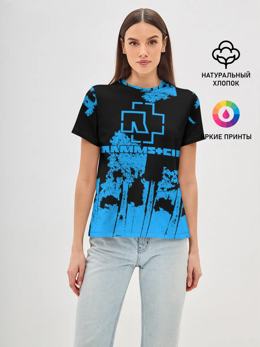 Женская базовая футболка / Rammstein