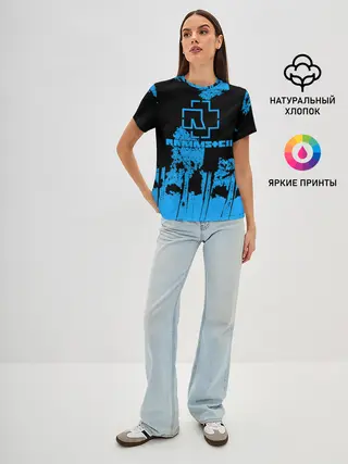 Женская базовая футболка / Rammstein