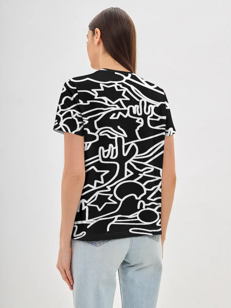 Женская базовая футболка / Mexican road