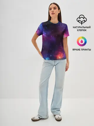 Женская базовая футболка / КОСМОС | SPACE