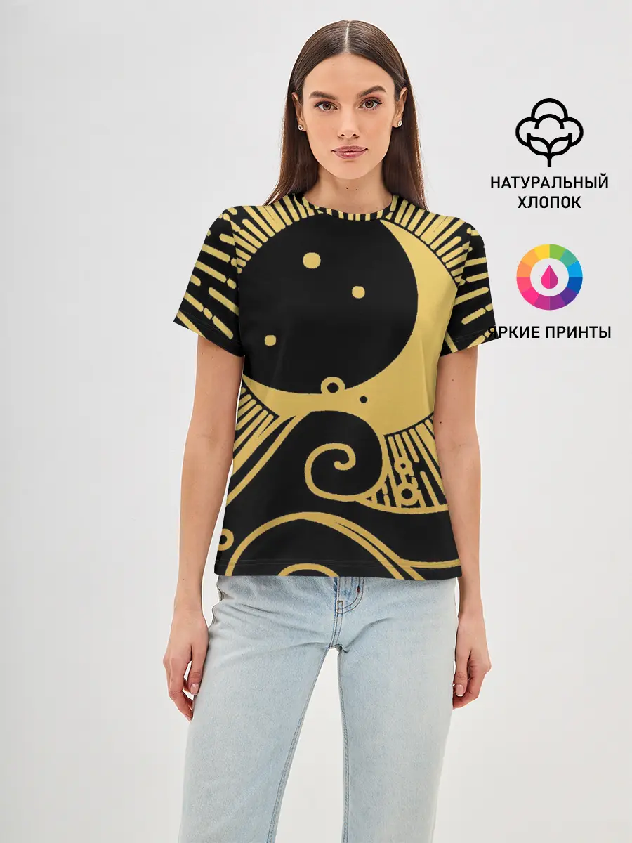 Женская базовая футболка / Море