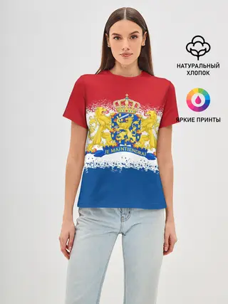 Женская базовая футболка / Нидерланды