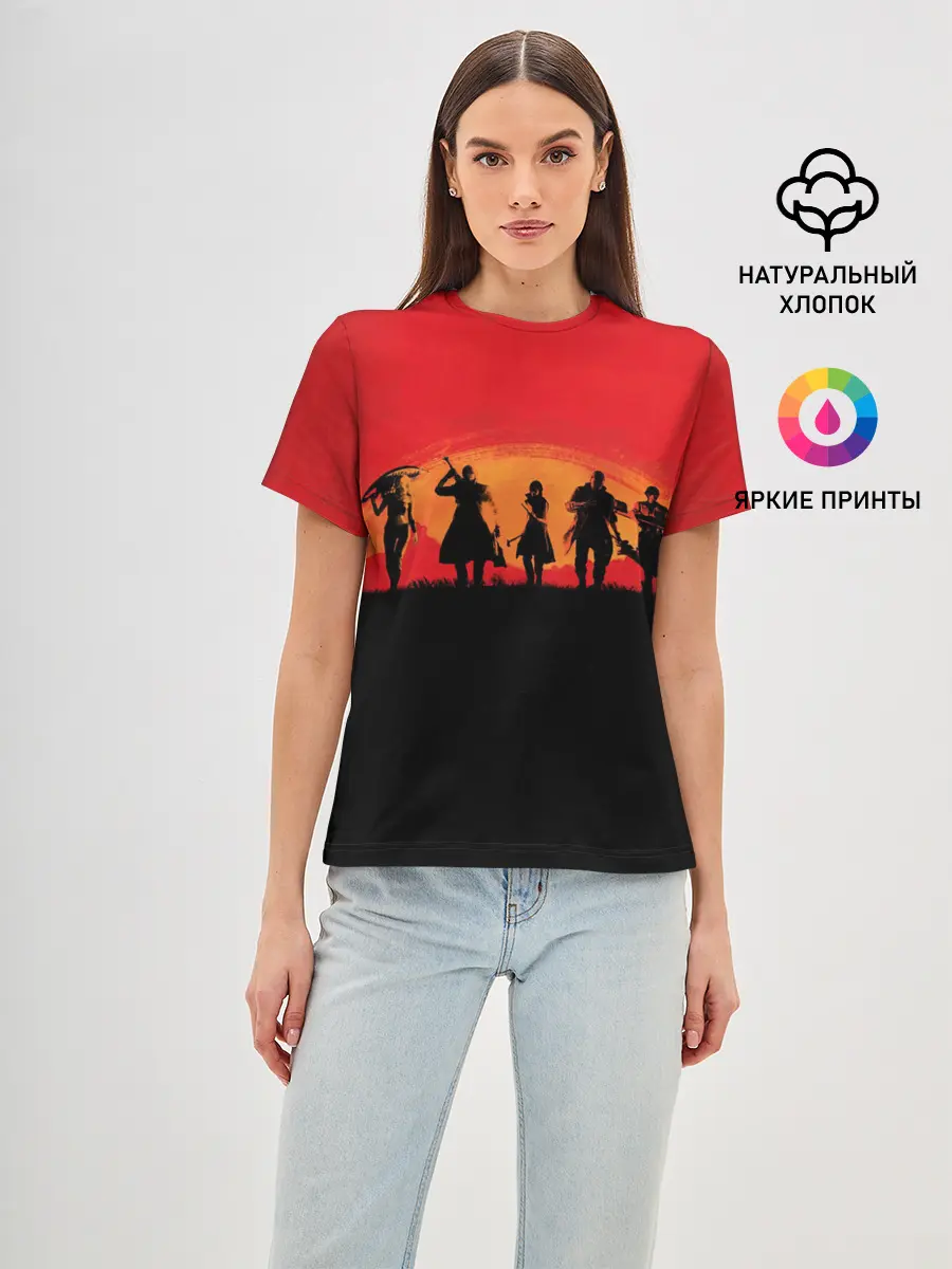 Женская базовая футболка / DMC x RDR