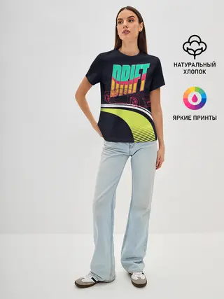 Женская базовая футболка / Drift Style