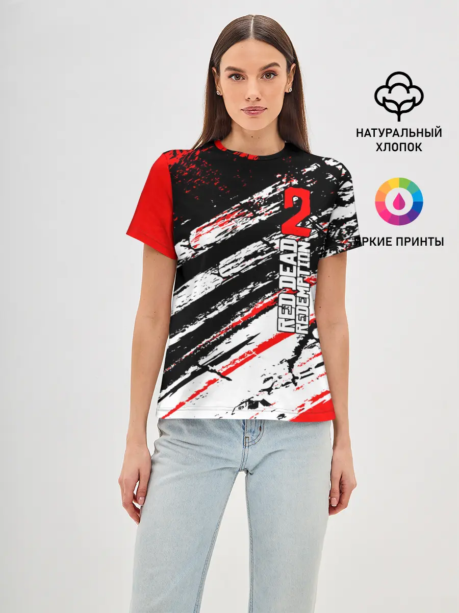 Женская базовая футболка / Red Dead Redemption 2