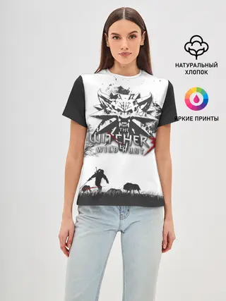 Женская базовая футболка / The Witcher 3: Wild Hunt