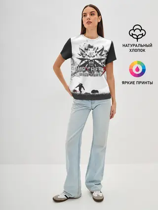 Женская базовая футболка / The Witcher 3: Wild Hunt