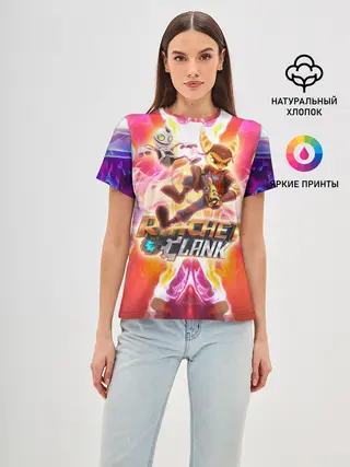 Женская базовая футболка / Рэтчет и Кланr игра