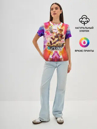 Женская базовая футболка / Рэтчет и Кланr игра