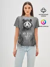Женская базовая футболка / Панда